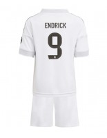 Real Madrid Endrick #9 Hjemmedraktsett Barn 2025-26 Korte ermer (+ bukser)
